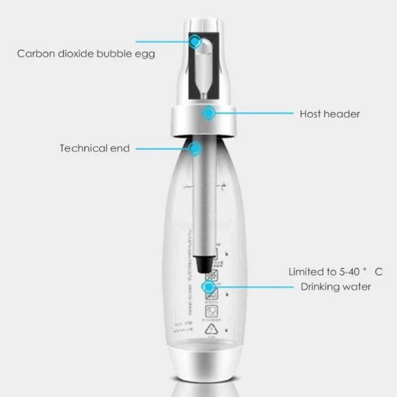 Портативный аппарат для газирования воды Sodaplus Домашний 1л Машины для газированной воды С баллоном CO2 Машина Soda Stream Maker
