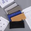 Zippered Cash Deposit Bag Small Compact Money Pouch Wallet Pu Bill Bag  Utility Pouch