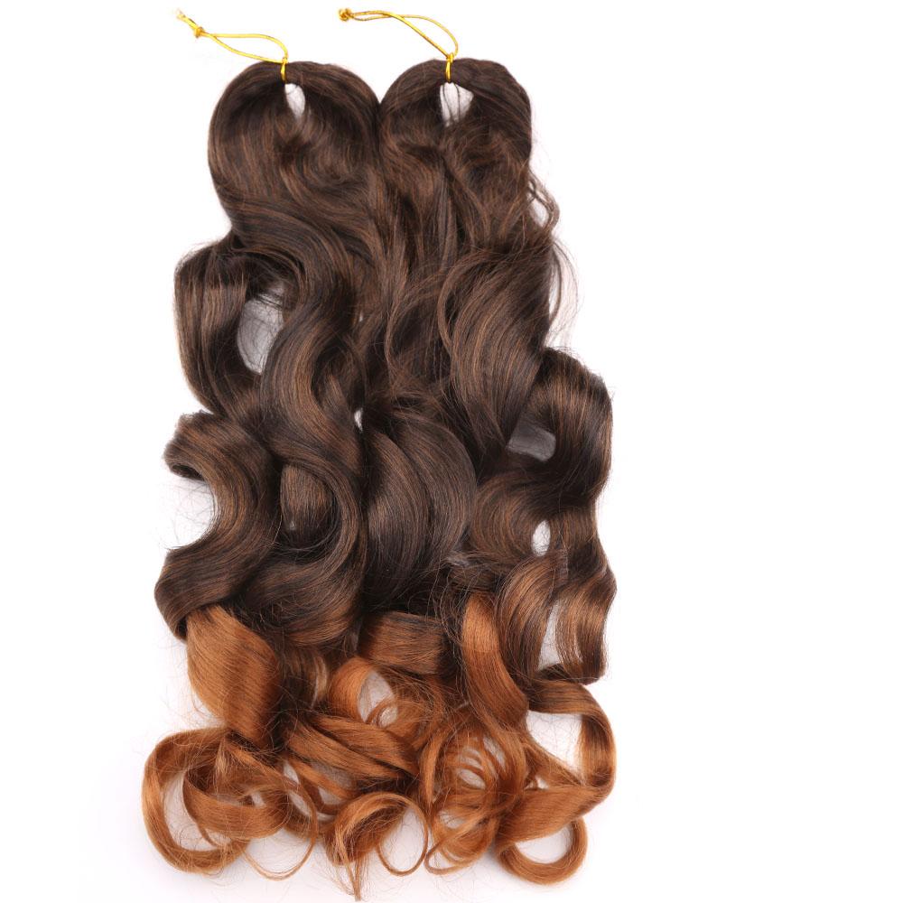 22inch 150g Synthetic Body Wave Curly Pony French Spiral Curl Hair Wavy Braiding Hair
