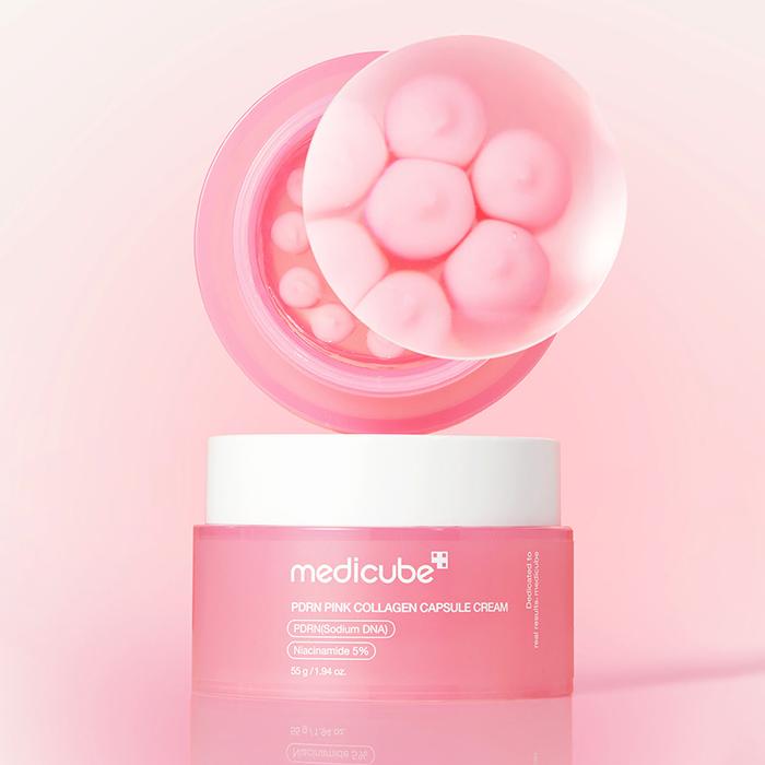 Medicube PDRN Розовый коллагеновый капсульный крем 55 г