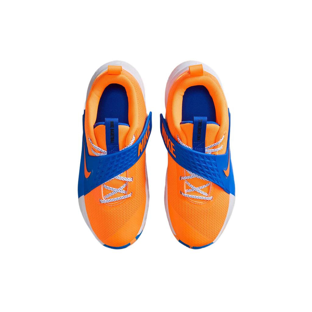 Nike Team Hustle D 12 Mesh Easy On Off Stable Fit Cushioning Mid Top Kids Basketball Shoes Unisex Basketball Shoes HF6279-800