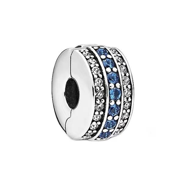 Стерлингового серебра 925 пробы со звездами и сердечками, прозрачный и розовый зажим с паве, подвеска из бисера, подходит для оригинального модного браслета, ювелирные изделия своими руками, женский подарок