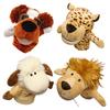 Multiple Animal Hand Puppet Toys, Large Single Plush Gloves, 9.8 Inches, Kindergarten Early Education Supplies, Cats, Cows, Lions,1pc,