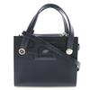 2WAY Handbag Black Calfskin Women Used