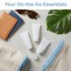 Refillable Travel Lotion Squeeze Bottle Soft Empty Toothpaste Tubes Compact Light Squeeze Tube and Clean Refillable