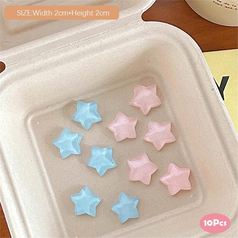 10 шт. милые мультяшные крылья бант звезда крышка карты украшения милые самодельные заколки для волос аксессуары подарок самодельные швейные материалы