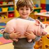 PP Cotton Filled Poultry Throw Pillows 40cm Size Pig Keychain Portable Bag Decoration  For Men