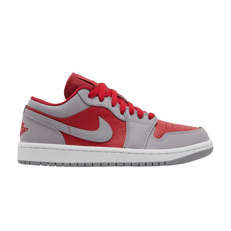 Jordan 1 Low SE Homage Split Gym Red Cement Grey (Women's)