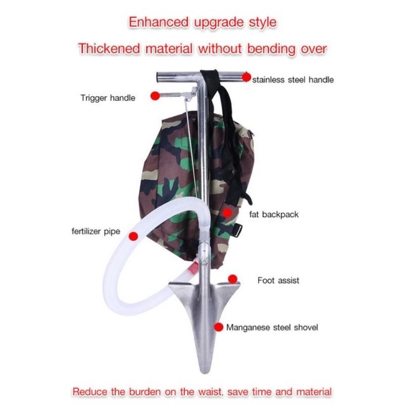 Fruit Tree Automatic Fertilizer Applicator Small Fertilizer Spreader Agricultural Corn Spot Sowing Top Dressing Shovel Spreader