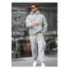 Soft Gray 3 Thread Thick Tracksuit
