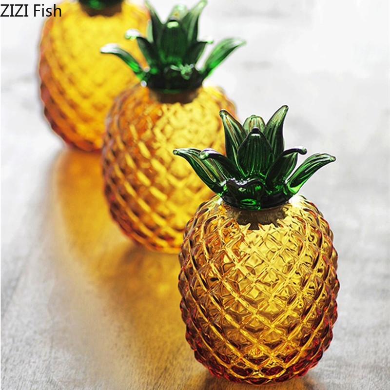 Creative Pineapple Jar Glass Storage Jar Nordic Style Home Decoration Snack Candy Jar Jewelry Box Kitchen Storage Container