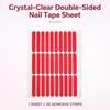 Double Sided Nail Art Adhesive Tape Nail Art Display Traceless Tape False Nails Display Stand Glue Transparent Waterproof Tape