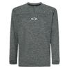 Enhance LS Grid Crew Dark Grey Medium Size Sweater, 4.7 (29A), High-Temperature, (Japan L)