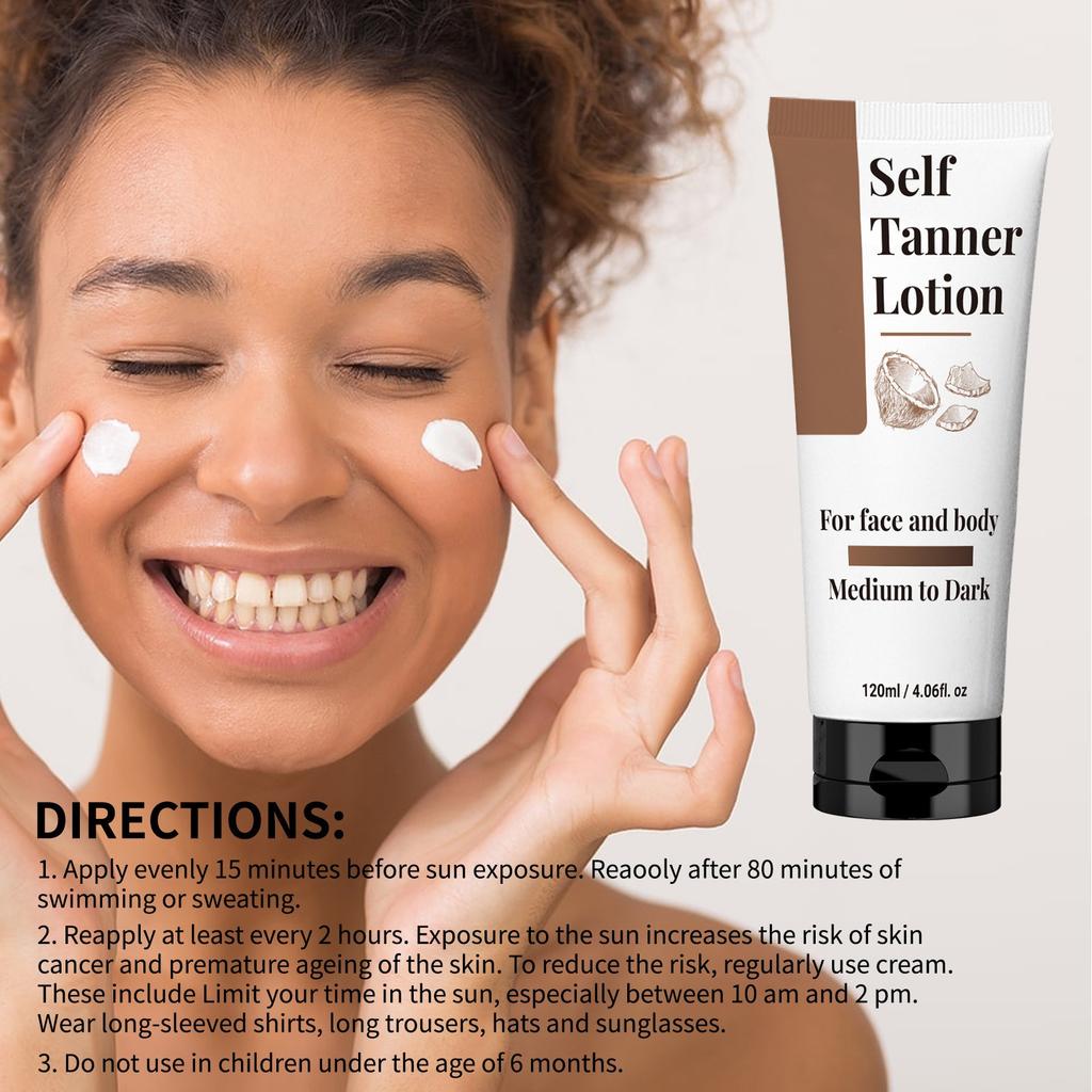 Крем для загара для тела, лосьон для загара, загар, загар, бесцветная кожа, загар 120 мл