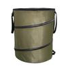 Army Green Camping Pop-Up Trash Can Leaves Storage