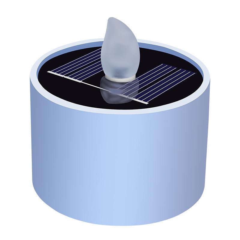 Водонепроницаемая садовая или дворовая свеча-фонарь на солнечных батареях для декора