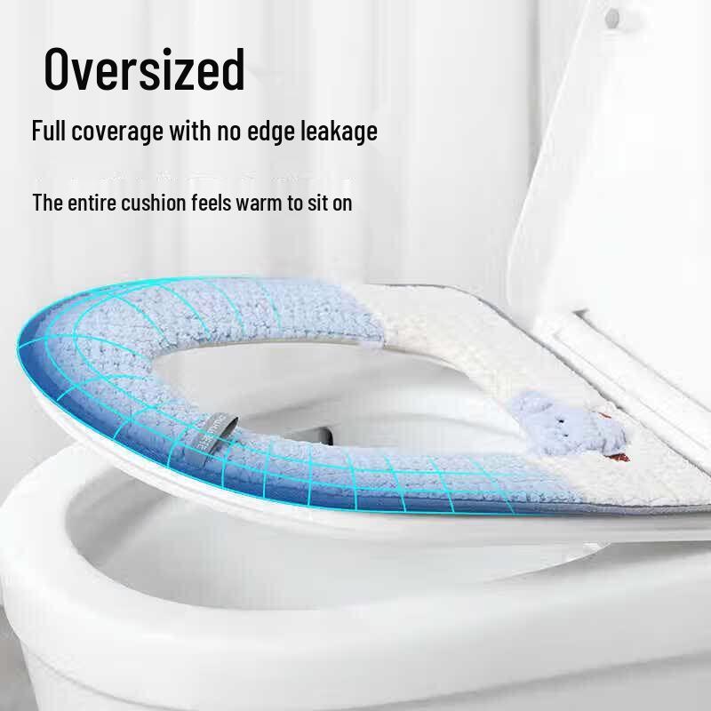 CHAHUA Mengqi Washable Toilet Seat Cover