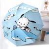 1pc Pochacco Automatic Opening/Closing Umbrella with Convenient Three-Fold Design, 8-Bone Iron Frame, Outdoor, Perfect Gift for Fans, Travelers, Daily