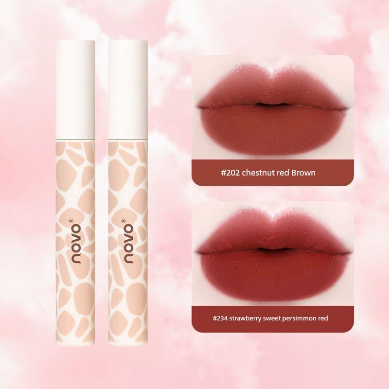 Novo Fall and Winter Matte Moisturizing Non-Fading Plain Lipstick