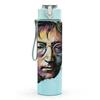1PC John Lennon Portrait 750ml sports water bottle leakproof straw lid outdoor office home