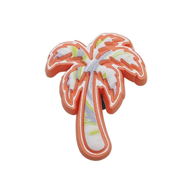 Пряжки для украшения обуви из ПВХ в виде радужных цветов для садовой обуви