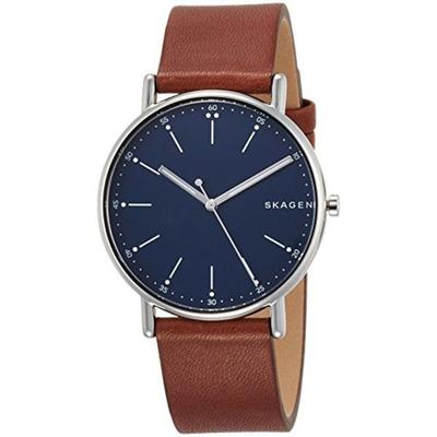 SKAGEN Наручные часы SIGNATUR SKW6355 Мужские коричневые кожаные ремешки NEW из Японии