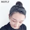 Women Stretch Twist Headband Striped Turban Sport Yoga Head Wrap Bandana Headwear Hair Accessories New Fashion Hot Sales