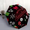 1pc Christmas ornaments and decorations. Umbrella with Plastic Handle,Suitable for All Seasons Home Travel Outdoor UmbrellaDD612