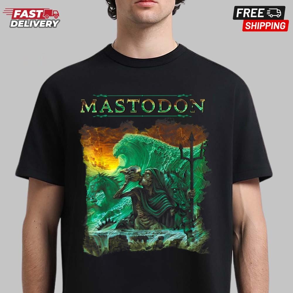 Mastodon Floods of Triton T-Shirt, Heavy Metal Band Shirt, Gift for Fans Unisex T-Shirt