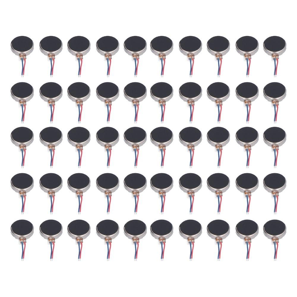 10x2.7mm Vibrating Motor DC 3V Micro Vibration Motor Durable Coin Button Type Motor For DIY