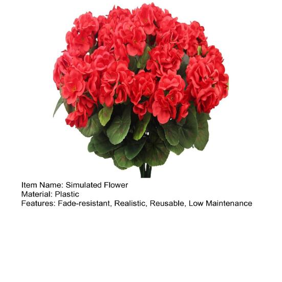 Искусственные бегонии, букет, многоразовый декор для свадебной вечеринки, искусственные цветы, искусственные цветы бегонии для домашнего интерьера, украшения сада, крыльца