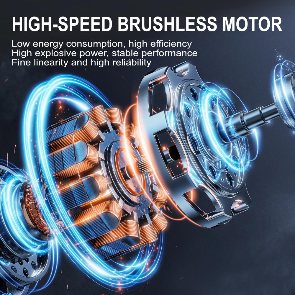 130,000 RPM Cordless Brushless Turbo Motor Mini Jet Fan Compressed Air Duster Blower Screen Cleaner Car Drying Portable Home Rug