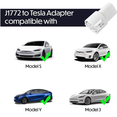 Адаптер зарядки электромобиля Type1 J1772 для Tesla для разъема зарядного устройства EVSE Conversion Gun для модели XY 3