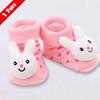 1/3Pairs Newborn Floor Socks Anti Slip Toddler Cotton Lovely Animal Socks Soft Cartoon Baby Boys Girls First Walkers Socks New