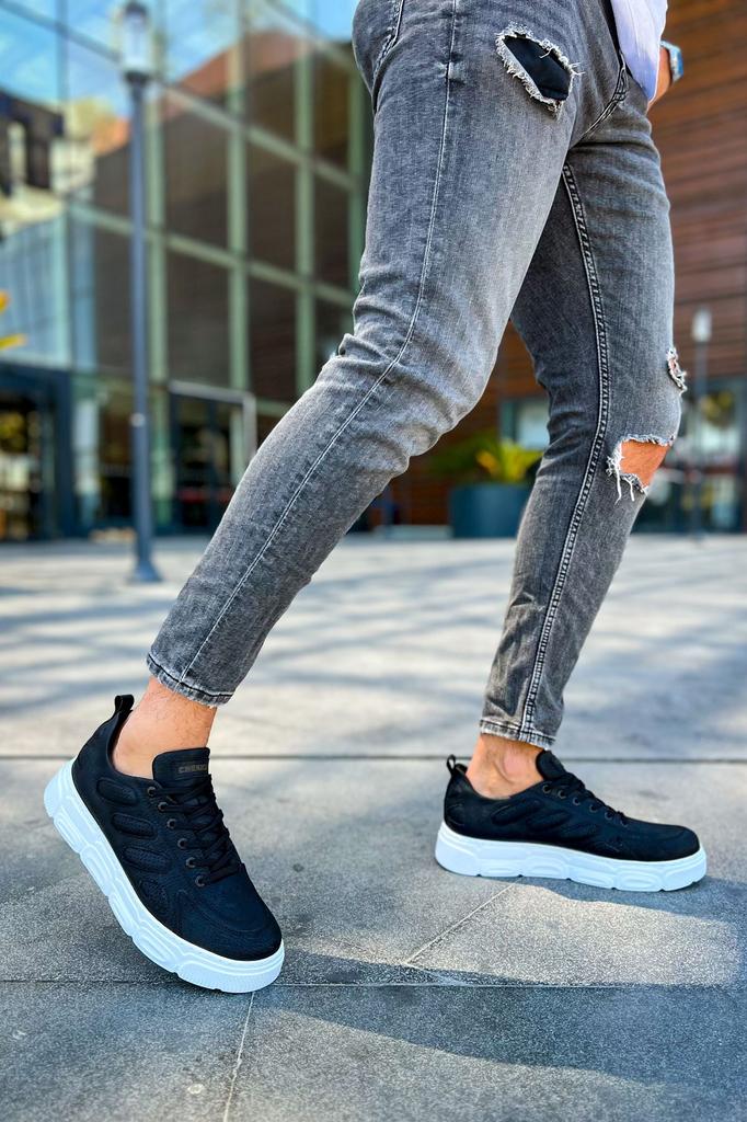 CHEKİCH New Collection CH105  Cronus Men Shoe White Black Brown Tan