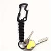 Stainless Steel Keychain Set 4 Pcs Outdoor Survival Gear Parachute Braided Multifunctional Mountaineering Zinc Alloy Buckle Key Ring