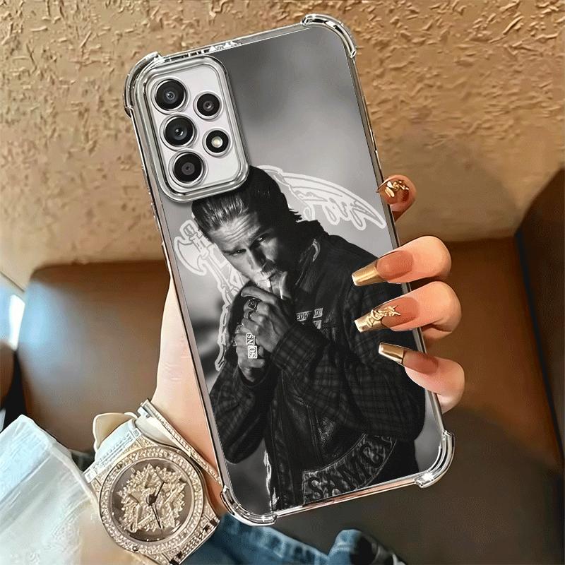 Мягкий чехол для телефона Sons Of Anarchy для Samsung A17 A27 A07 A37 A57 A16 A56 A15 A55 A14 A54 A13 A53 A26 A36 A25 A35 A24 A34 A23 A33
