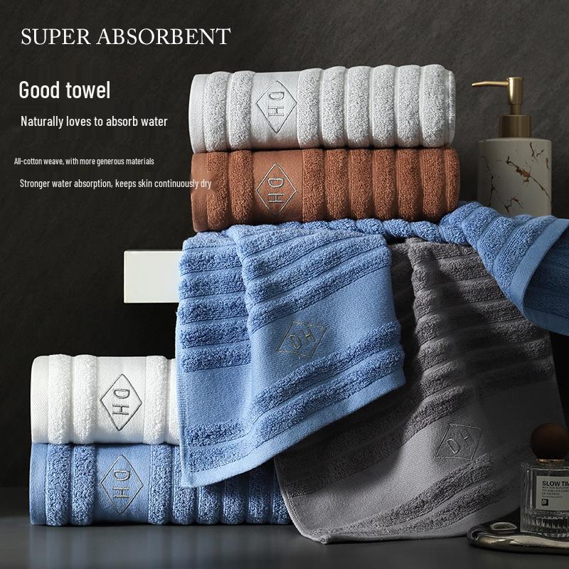 7A Premium Antibacterial Pure Cotton Face Towel for Men & Women, Absorbent, Anti-Shed, Perfect for Couples