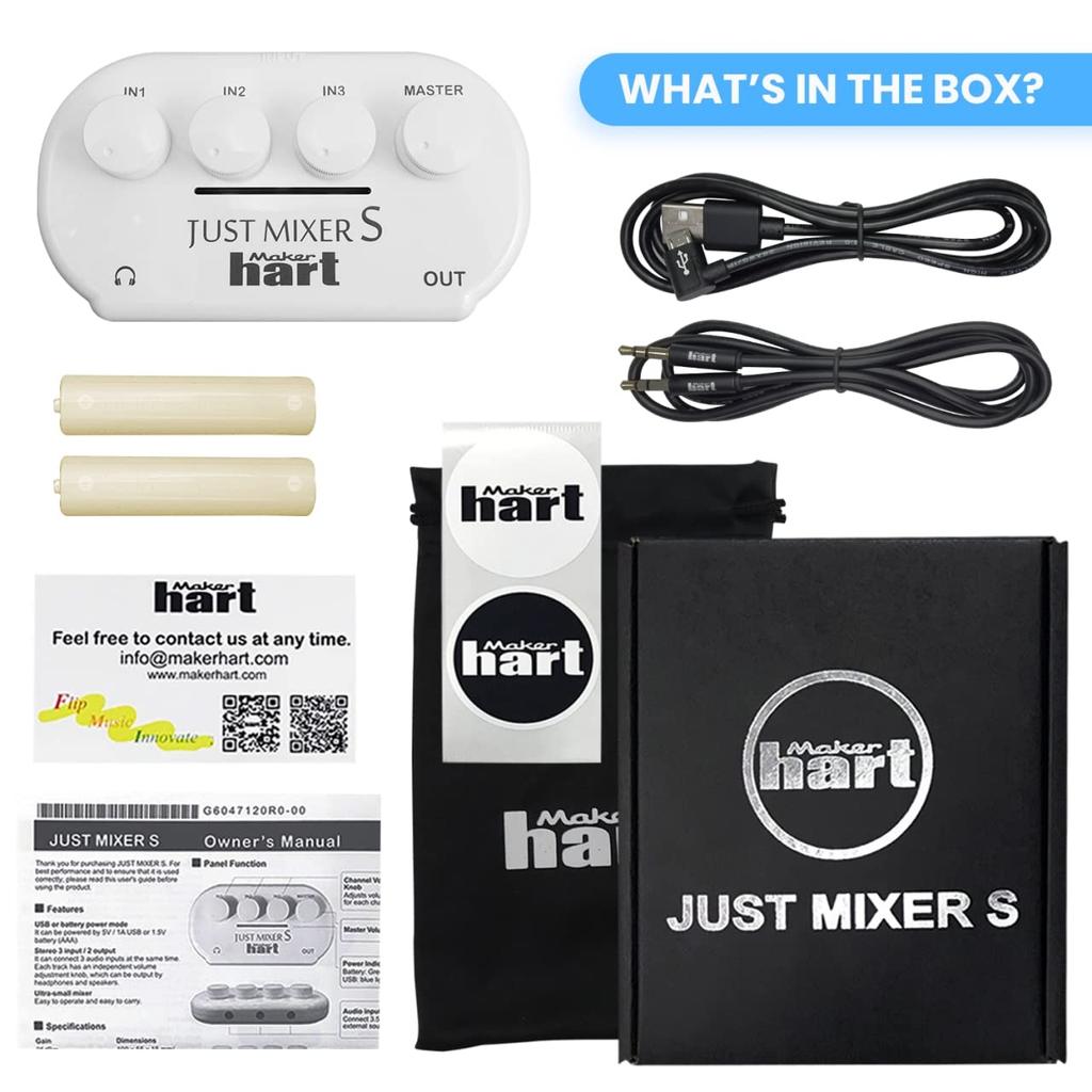Maker Hart Just Mixer S USB Стерео MH-JMS01