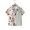 Boys Beach Hawaii Shirt Short Sleeve Button Down Comfy Loose Breathable Summer Holiday Shirt Clown Print Tops Collar Shirts