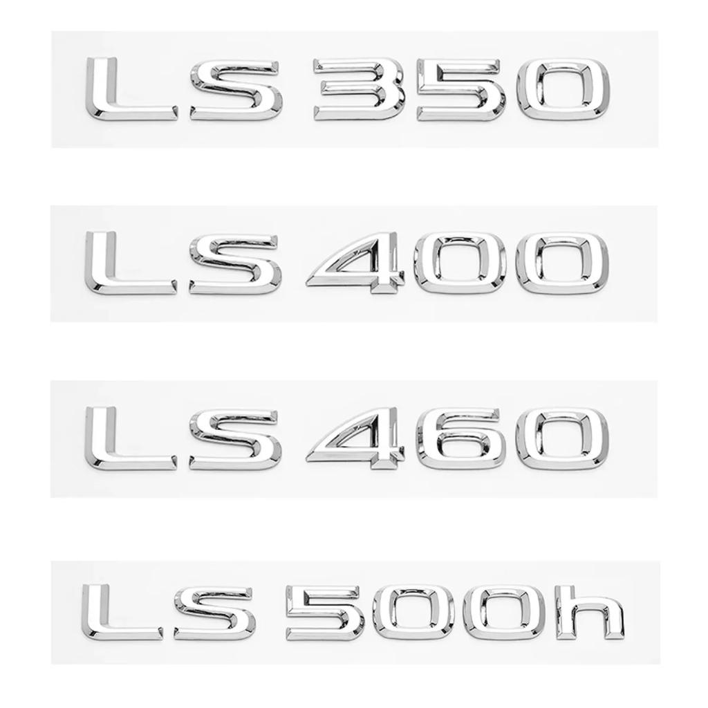 FOR Lexus LS350 LS400 LS460 LS500 LS500h LS600hL HYBRID Rear Trunk logo ABS modified upgraded letter logo