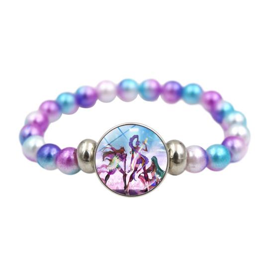 Yousheng Корейский Поп Браслет из Бусин Аниме Вдохновленный Модный Браслет Браслет из Разноцветных Бусин для Женщин Мужчин Девочек Мальчиков Поклонников