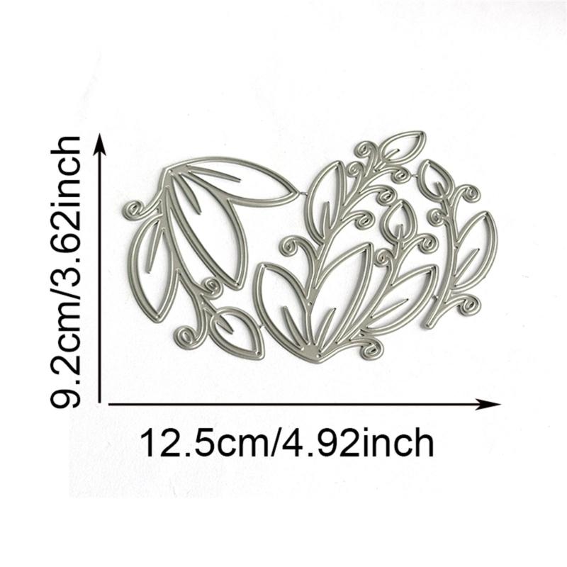 Листья Вырубные штампы Металлические вырубки Шаблоны для тиснения Вырезки Трафареты для скрапбукинга Журнал Изготовление открыток Украшение