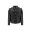 Куртка мужская кожаная Levis Solid Color Button Down Shiny Leather Jacket Black A5019-0000