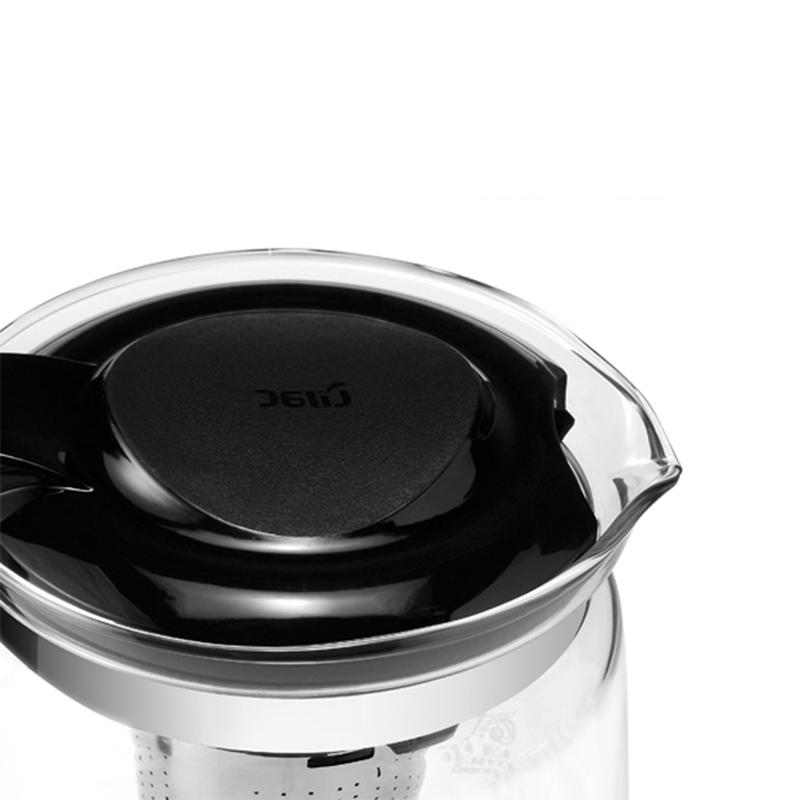 Сиреневый 1500 мл фильтруемый термостойкий утолщенный стеклянный чайник из боросиликатного стекла китайский чайник подогреваемый стеклянный чайный сервиз