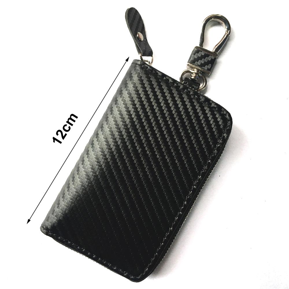 Блокиратор сигнала для автомобильного ключа с RFID-защитой, чехол-клетка Фарадея, карман-футляр, сумка для бесключевого доступа