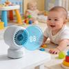 12H Runtime Baby Stroller Fan 3600mAh Rechargeable Fan Intelligent Octopus Clip Fan  Children Use