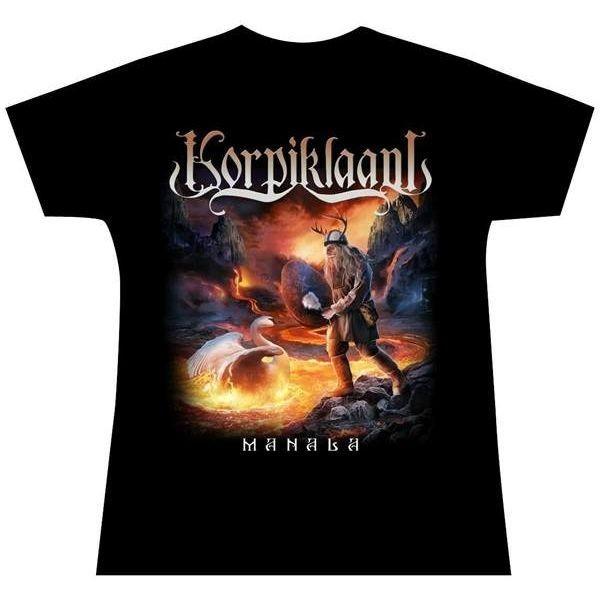 Korpiklaani Унисекс ЛАЙТОВЫЙ ЖЕНСКИЙ Fit Футболка Новая Винтажная Официальный Мерч