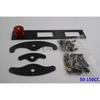 Carbon Fiber Vertical Rudder Mount/Rudder Tray Set for 20-50CC /50-150CC Airplane