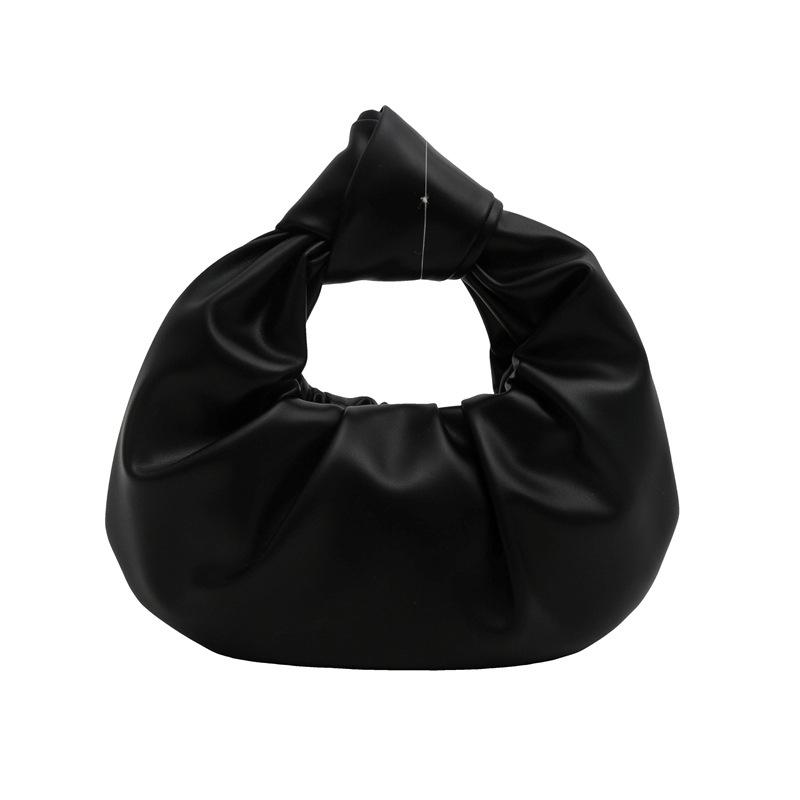 Уличный тренд плиссированная сумка 2024 осень новая фактурная сумка подмышкой женская простая маленькая свежая сумочка